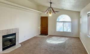 Vaulted ceilings ~ Gas fireplace