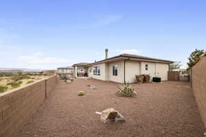 Back of property featuring a patio