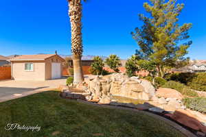 View of yard featuring a patio area