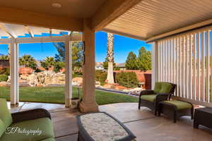 View of patio