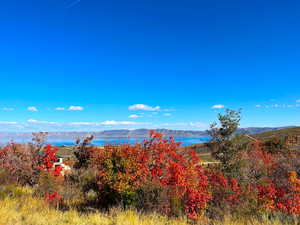 Property view of water featuring a mountain view