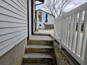 View of stairs