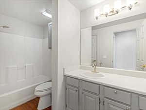 Shared bathroom near bedrooms