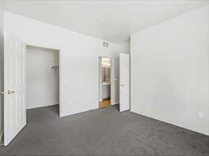 Bedroom 2  with entrance into shared bathroom