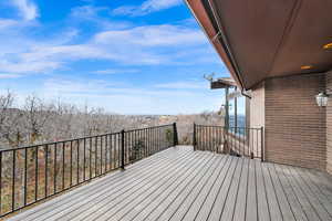 View off main deck