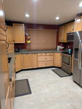 Kitchen featuring stainless steel appliances