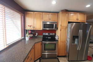 Kitchen featuring stainless steel appliances