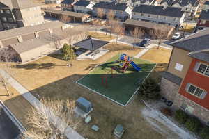 Bird's eye view playground