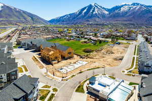 Bird's eye view featuring a mountain view