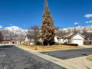 View of road featuring a mountain view