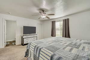 Main Bedroom with walk-in closet and en suite bathroom.