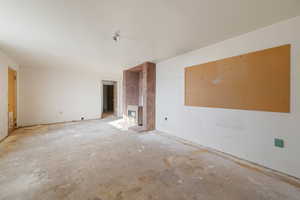 View of unfurnished living room