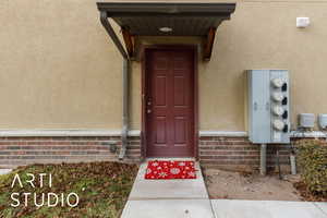 View of entrance to property