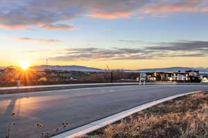 View of road featuring a mountain view