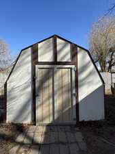 View of outbuilding