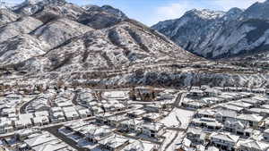 Arial view of community & walking paths