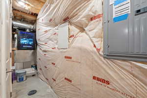 Utility/Security Room with furance & water heater