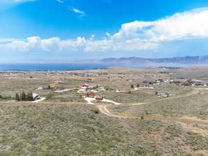 Exterior space featuring a mountain view