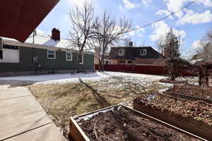 View of snowy yard