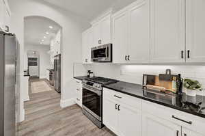 View from Butler pantry to main kitchen