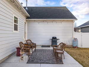 View of patio