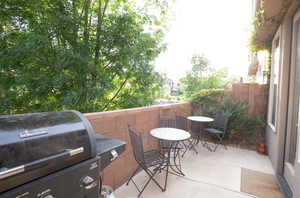 View of patio / terrace with grilling area