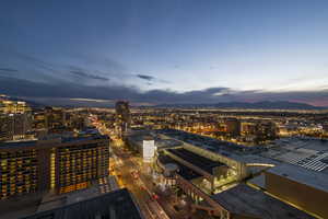 City view with a mountain view