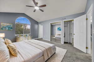 Master Bedroom virtually staged.