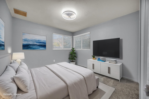 South East Bedroom virtually staged.