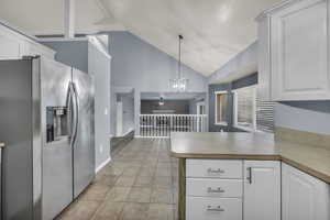 Kitchen facing family room.