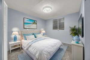 South West Basement Bedroom virtually staged.