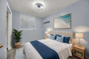 North West Basement Bedroom virtually staged.