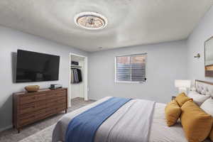 1st basement Bedroom virtually staged