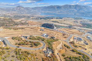 Bird's eye view featuring a mountain view