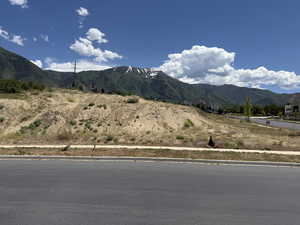 View of mountain backdrop