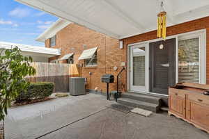 View of patio / terrace with central AC unit