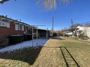 Exterior space with a patio area