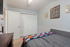 Bedroom 2 with good size closet.