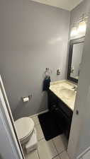 1/2 bath on main floor