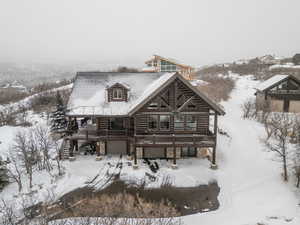 View of front of home featuring covered porch