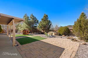 View of patio / terrace with a playground