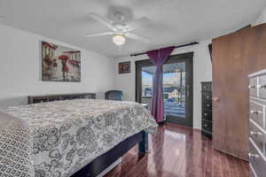 Primary Bedroom with entrance to the owner's private covered deck