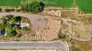 Bird's eye view with a rural view