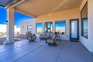 View of patio / terrace with outdoor lounge area