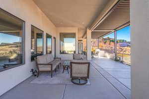 View of patio / terrace with outdoor lounge area