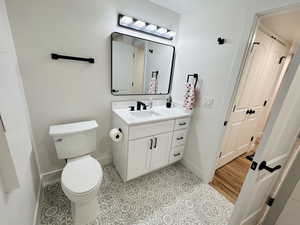 Lower level bathroom