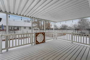 View of deck