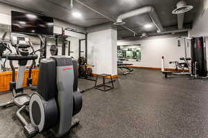 Very spacious Exercise room