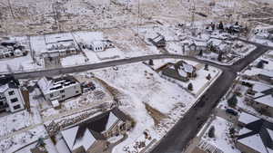 East view, you can see the Bonneville shoreline, and the two sides of access to lot.