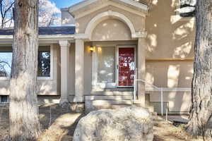 View of entrance to property